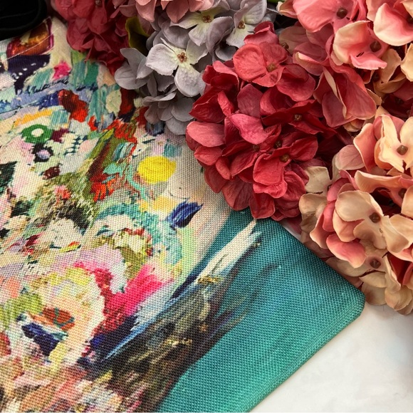 Eco-Friendly Colorful Flower Bald Eagle Folding Tote Bag - Picture 8 of 15